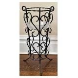 UP3 - Dracaena Warneckii Plant in 6” Pot on Decorative Iron Plant Stand