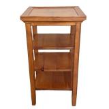 UBR2 - Wooden Four-Shelf Accent Table
