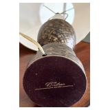 UBR3 - Bradburn Gallery Table Lamp - 27 in Tall - Ornate Patterned Base with Fabric Shade