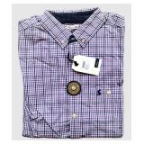 UBR3 - Joules 2 New With Tags Button Up Shirts - Floral Print and Plaid - Size Small