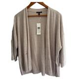 UBR3 - Eileen Fisher Cardigan 3/4 Sleeve XL/TG New With Tags