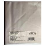 UBR3 - The Company Store Satine Queen Fitted Sheet - White - 60x80in (152x203cm)