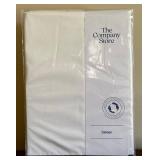 UBR3 - The Company Store Sateen Queen Fitted Sheet - White - 60x80 - New in Packaging