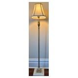 UP3 - Vintage Floor Lamp with Sculpted Figure Column