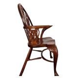 UBR3 - Vintage Armchair Gothic Steeple-Back Walnut