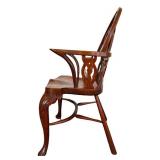 UBR3 - Vintage Armchair Gothic Steeple-Back Walnut
