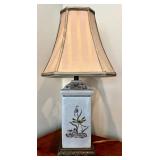 UBR1 - Curry & Company Table Lamp - Ceramic Dragonfly Floral Base