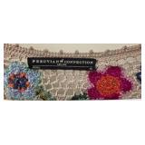 UBR1 - Peruvian Connection Embroidered Crochet Cardigan XL