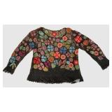 Peruvian Connection Crocheted Sweater