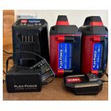 G - Toro 60V Flex-Force Recycler Lawn Mower with Two Lithium Battery Packs