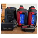 G - Toro 60V Flex-Force Recycler Lawn Mower with Two Lithium Battery Packs