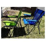G - Kijaro Dual Lock Hard Arm Chair Ireland Green & Blue