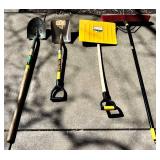 G - Shovels and Brooms - Yard Tools Set (4 Pieces)
