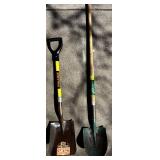 G - Shovels and Brooms - Yard Tools Set (4 Pieces)