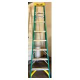 G - Werner 5908 MK7/10 8 ft Fiberglass Step Ladder Non-Conductive