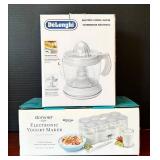 K - Donvier Electronic Yogurt Maker by Cuisipro - DeLonghi Electric Citrus Juicer