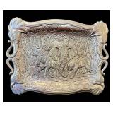 K - Arthur Court Design Aluminum Elephant Clutch Tray - Vintage 1987