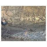 K - Arthur Court Design Aluminum Elephant Clutch Tray - Vintage 1987