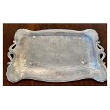 K - Arthur Court Design Aluminum Elephant Clutch Tray - Vintage 1987