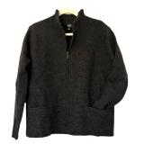 UBR1 - Eileen Fisher Zip Front Knit Jacket - Size Large