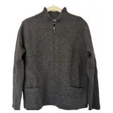 UBR1 - Eileen Fisher Zip Front Knit Jacket - Size Large