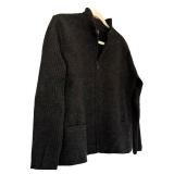 UBR1 - Eileen Fisher Zip Front Knit Jacket - Size Large