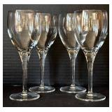 K - Crystal Glassware Set - 4 Pilsner Glasses & 12 Wine Glasses