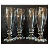 K - Crystal Glassware Set - 4 Pilsner Glasses & 12 Wine Glasses