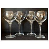 K - Crystal Glassware Set - 4 Pilsner Glasses & 12 Wine Glasses