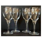K - Crystal Glassware Set - 4 Pilsner Glasses & 12 Wine Glasses