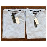 DR - Banana Republic Luxury Touch Shirts - 3 Pack - Medium - Blue and Gray