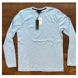 DR - Banana Republic Luxury Touch Shirts - 3 Pack - Medium - Blue and Gray