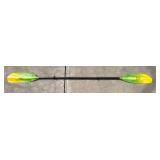 G - Werner Camano 2-Piece Straight Touring Kayak Paddle - Citrus
