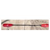G - Werner Camano Touring Kayak Paddle - Fiberglass Blades, Carbon Shaft, Straight 2-Piece