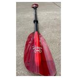 G - Werner Camano Touring Kayak Paddle - Fiberglass Blades, Carbon Shaft, Straight 2-Piece