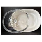 DR - CorningWare French White 3-Piece Covered Casserole Set