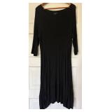 UBR2 - Eileen Fisher Long Dresses - Black & Charcoal - Size L - 2-Pack