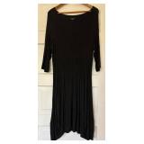 UBR2 - Eileen Fisher Long Dresses - Black & Charcoal - Size L - 2-Pack