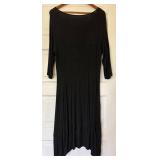 UBR2 - Eileen Fisher Long Dresses - Black & Charcoal - Size L - 2-Pack