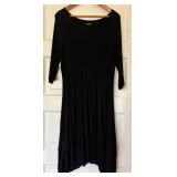 UBR2 - Eileen Fisher Long Dresses - Black & Charcoal - Size L - 2-Pack