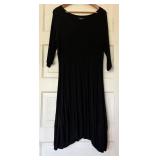 UBR2 - Eileen Fisher Long Dresses - Black & Charcoal - Size L - 2-Pack