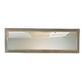 UBR1 - Ornate Rectangular Framed Mirror 44 x 14.5 in - Wall Decor Accent