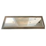 UBR1 - Ornate Rectangular Framed Mirror 44 x 14.5 in - Wall Decor Accent