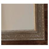 UBR1 - Ornate Rectangular Framed Mirror 44 x 14.5 in - Wall Decor Accent