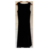 UBR1 - April Cornell XL Sleeveless Velvet Floral Maxi Dress