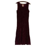 UBR1 - April Cornell Velvet Dress - Floral Print - Size Large