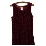 UBR1 - April Cornell Velvet Dress - Floral Print - Size Large