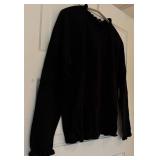 UBR1 - Garnet Hill Cashmere Sweaters - Black & Mustard - XL