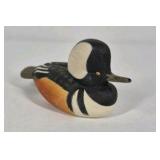 Hooded Merganser Duck Decoy George Kruth Danbury Mint North American Ducks