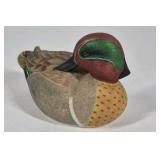 Green Winged Teal Duck Decoy George Kruth Danbury Mint North American Ducks